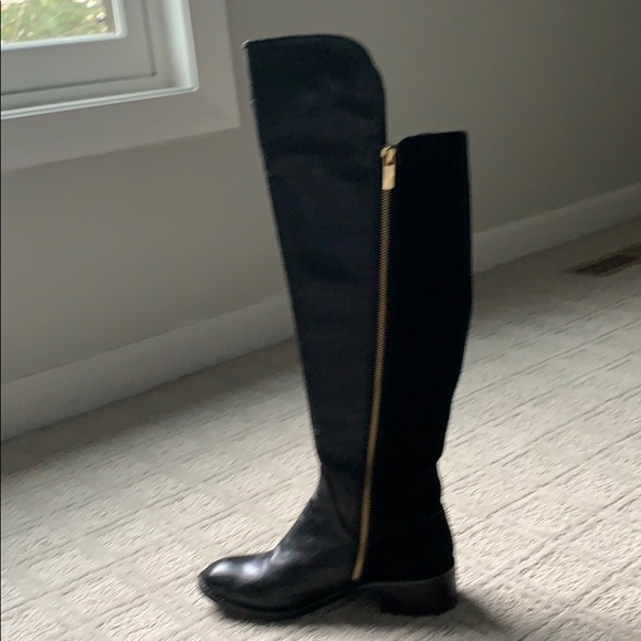 michael kors black knee high boots